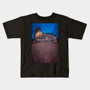 Colosseum at Night Kids T-Shirt